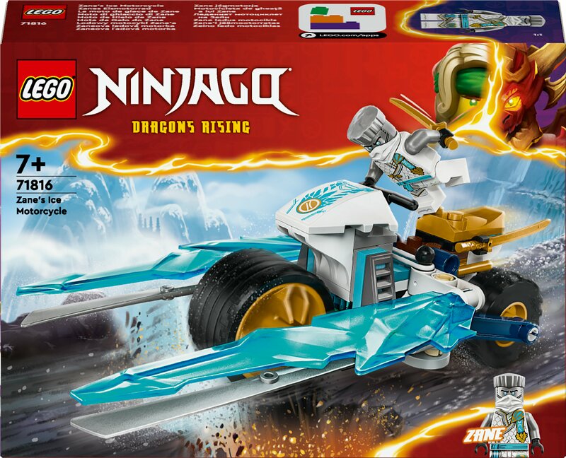 Läs mer om LEGO Ninjago Zanes ismotorcykel 71816