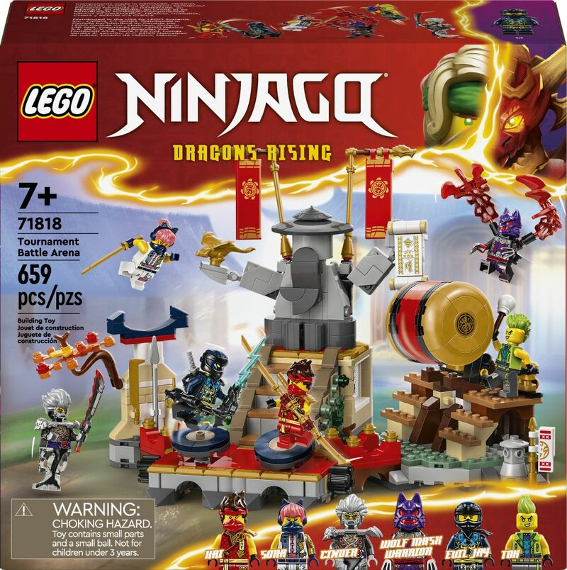 Läs mer om LEGO Ninjago Turneringsarena 71818