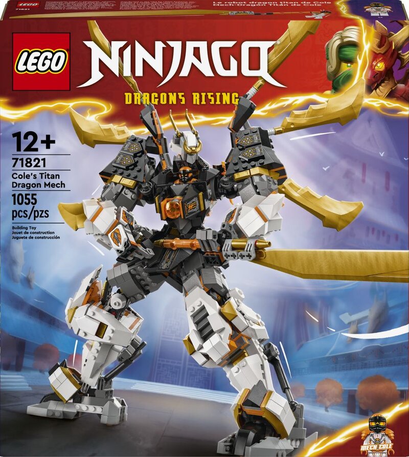 Läs mer om LEGO Ninjago Coles titandrakrobot 71821