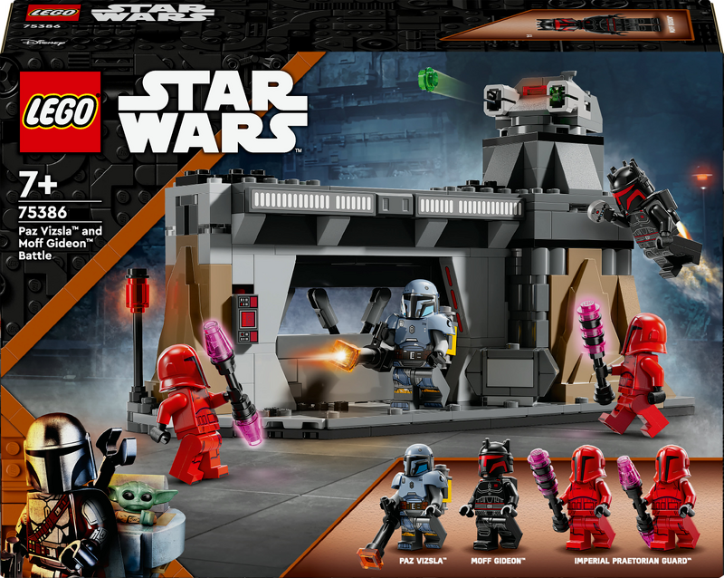 Product Image for LEGO Star Wars Paz Vizsla and Moff Gideon Battle 75386