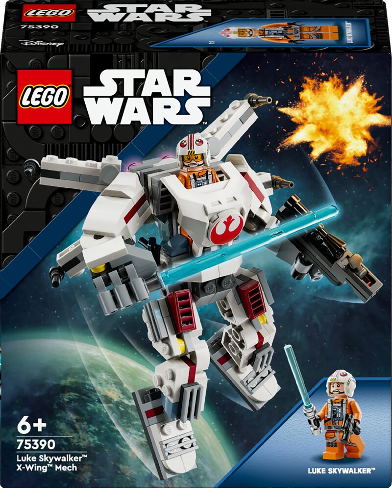 Läs mer om LEGO Star Wars Luke Skywalker X-Wing Mech 75390