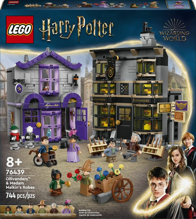 Läs mer om LEGO Harry Potter Ollivanders & Madam Malkins klädnader 76439