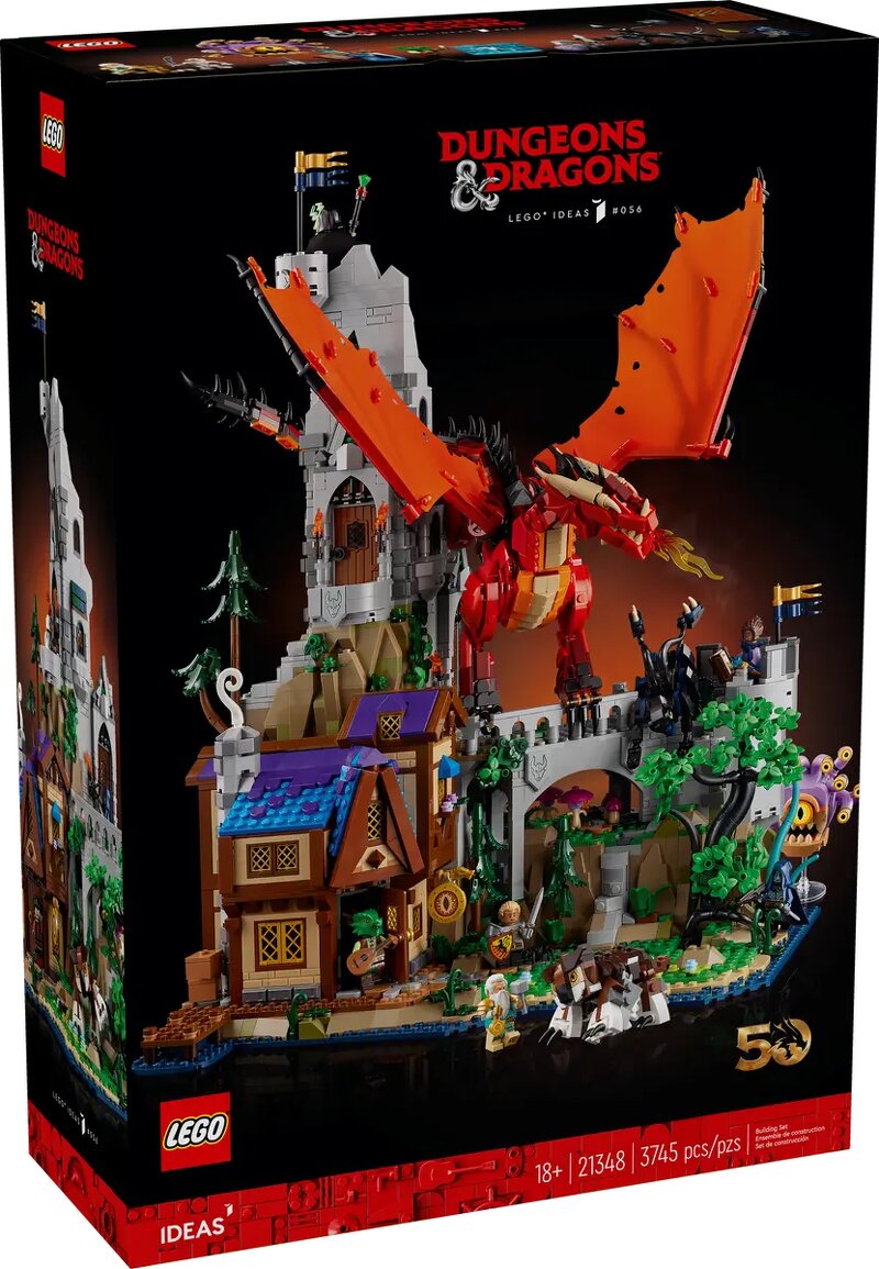 Läs mer om LEGO Ideas Dungeons & Dragons: Röda drakens sägen 21348