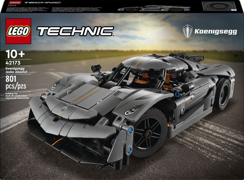 LEGO Technic Koenigsegg Jesko Absolut grå hyperbil 42173