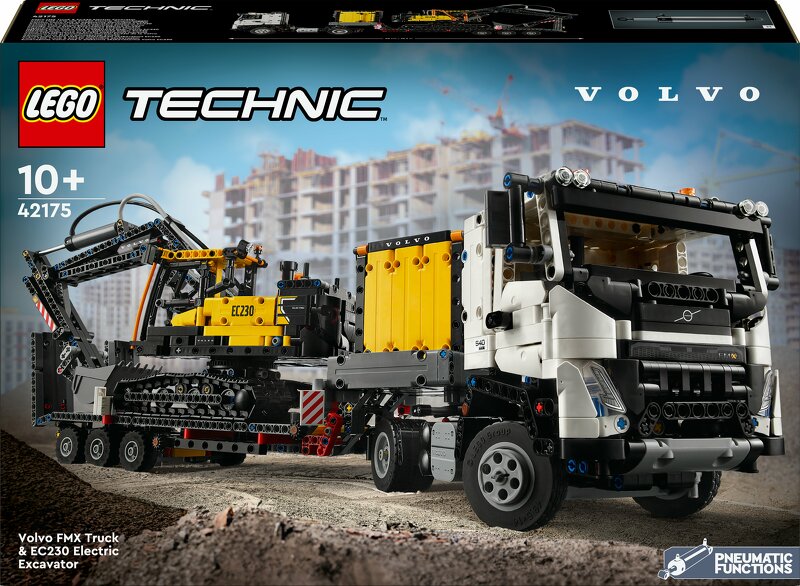 Läs mer om LEGO Technic Volvo FMX lastbil & EC230 elgrävmaskin 42175