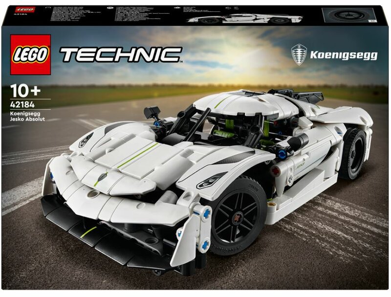 LEGO Technic Koenigsegg Jesko Absolut vit hyperbil 42184