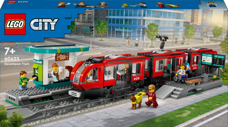 LEGO City Spårvagn och station 60423
