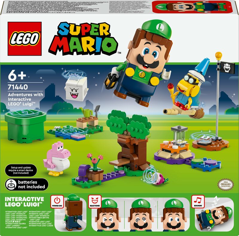 Läs mer om LEGO Super Mario Äventyr med interaktiva LEGO Luigi 71440
