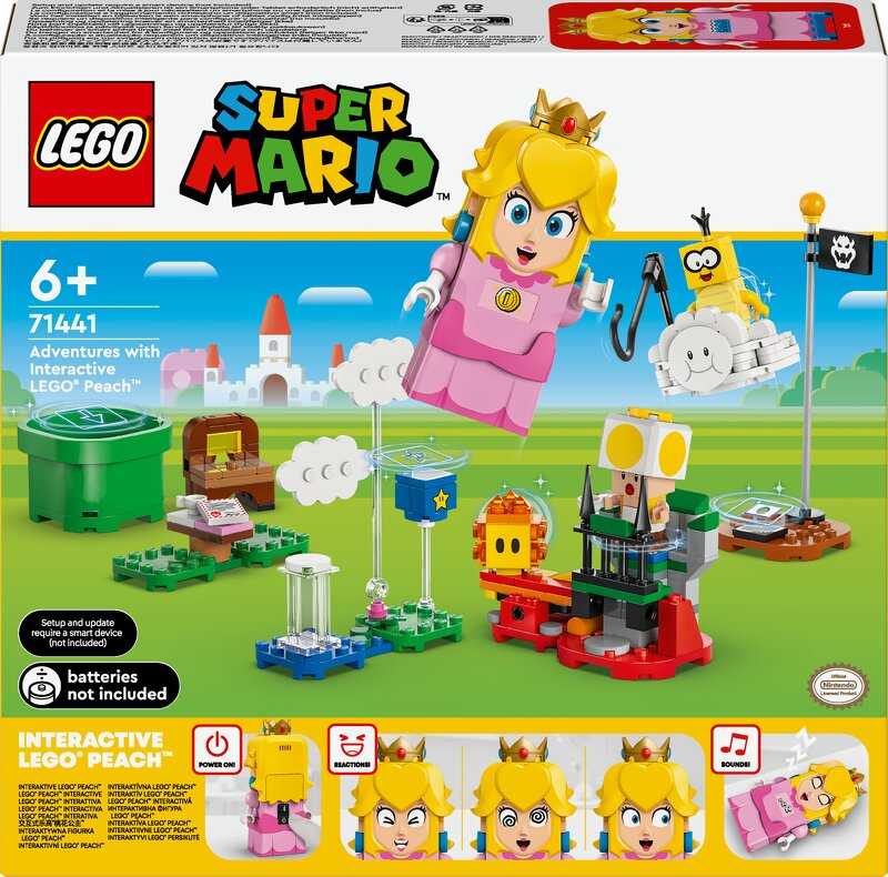 Läs mer om LEGO Super Mario Äventyr med interaktiva LEGO Peach 71441