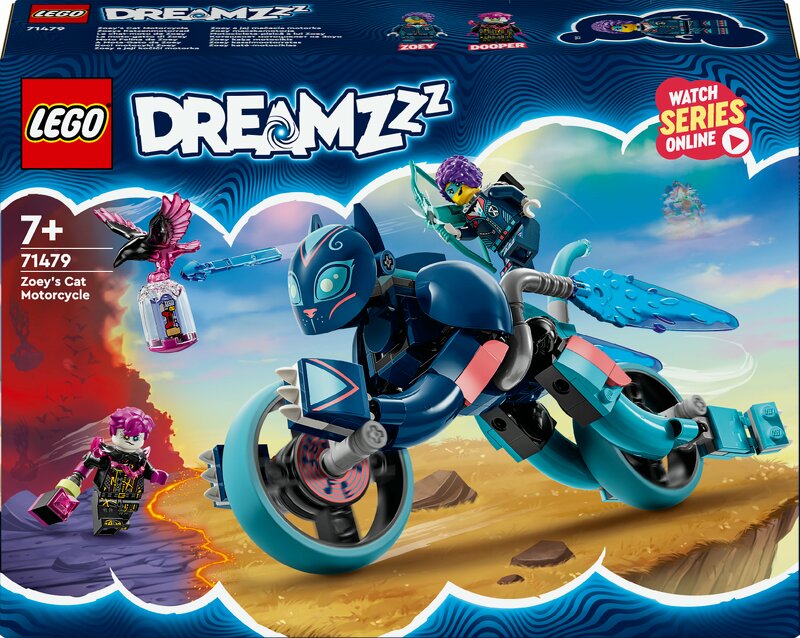 Läs mer om LEGO DREAMZzz Zoeys kattmotorcykel 71479