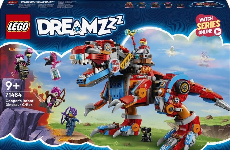 Läs mer om LEGO DREAMZzz Coopers robotdinosaurie C-Rex 71484