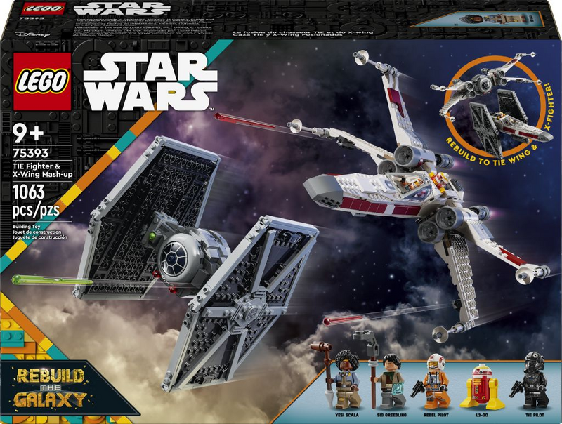 Product Image for LEGO Star Wars TIE Fighter & X-Wing Mash-up 75393