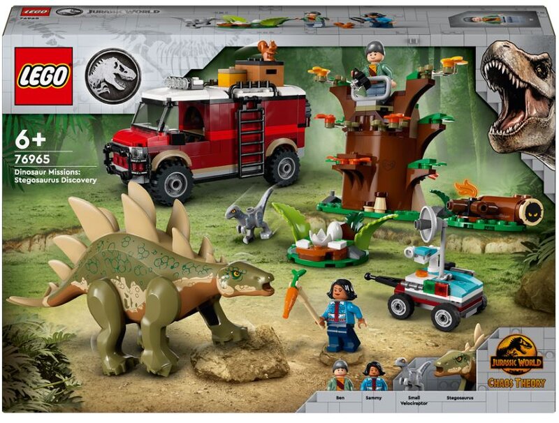 Läs mer om LEGO Jurassic World Dinosaurieuppdrag - Stegosaurusupptäckt 76965