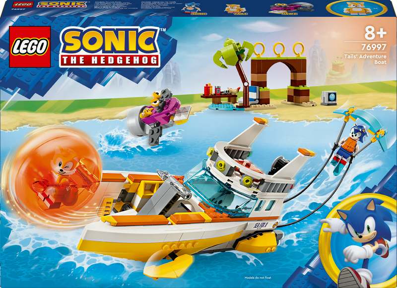 Product Image for LEGO Sonic the Hedgehog Tails äventyrsbåt 76997