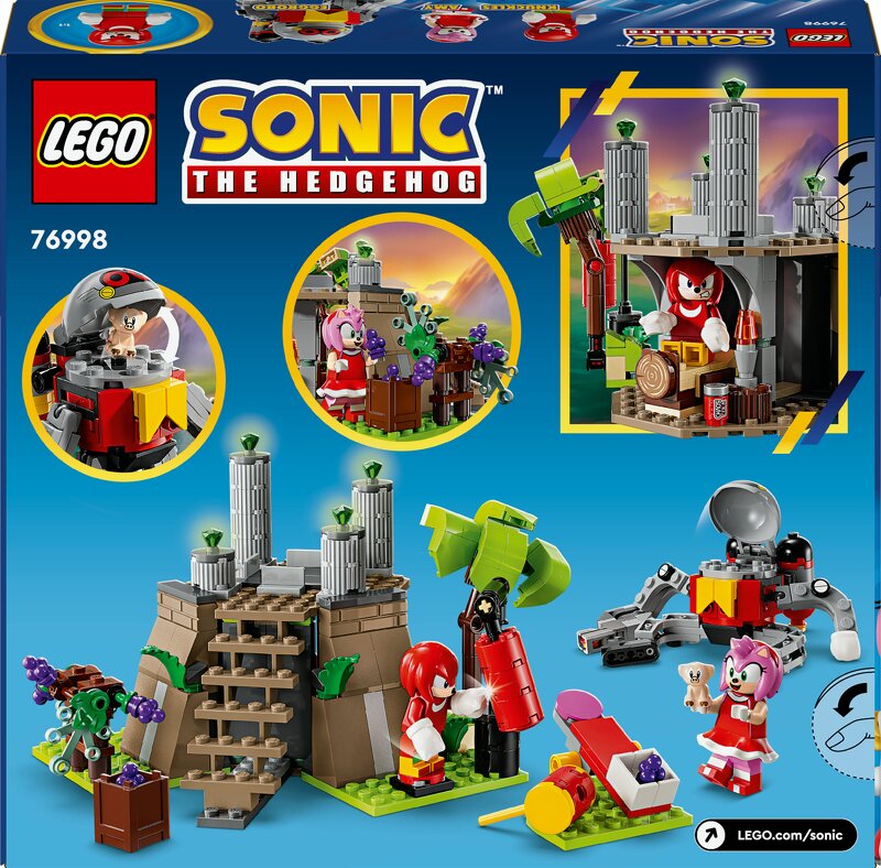 LEGO Sonic the Hedgehog Knuckles och Master Emerald-helgedomen 76998