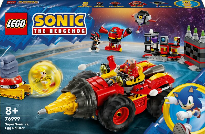 LEGO Sonic the Hedgehog Super Sonic mot Egg Drillster 76999