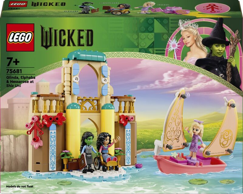 LEGO Wicked Glinda Elphaba och Nessarose på Shiz University 75681