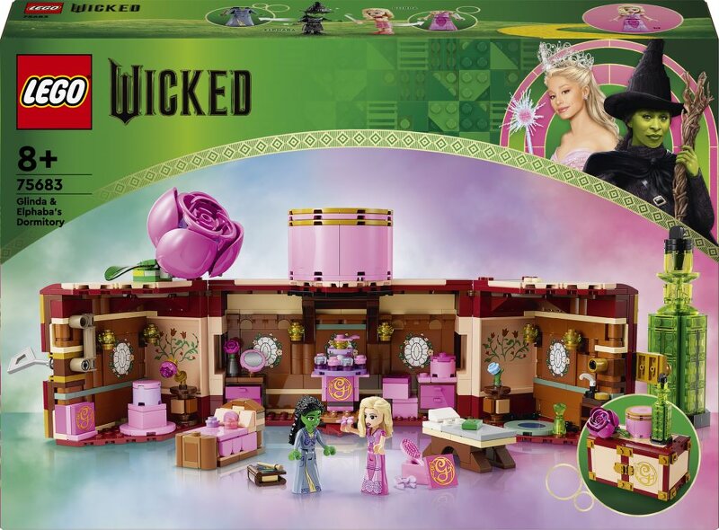 LEGO Wicked Glinda och Elphabas studentrum 75683