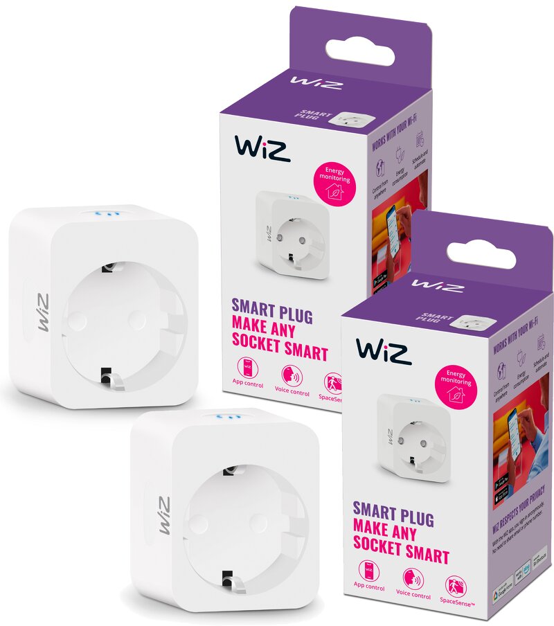 Läs mer om WiZ Smart Plug - 2 pack