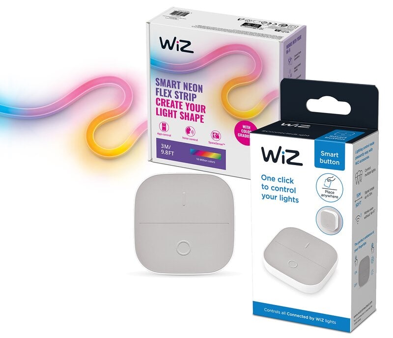 Läs mer om WiZ Neon Flex strip 3m Kit Type-C + Portable Button