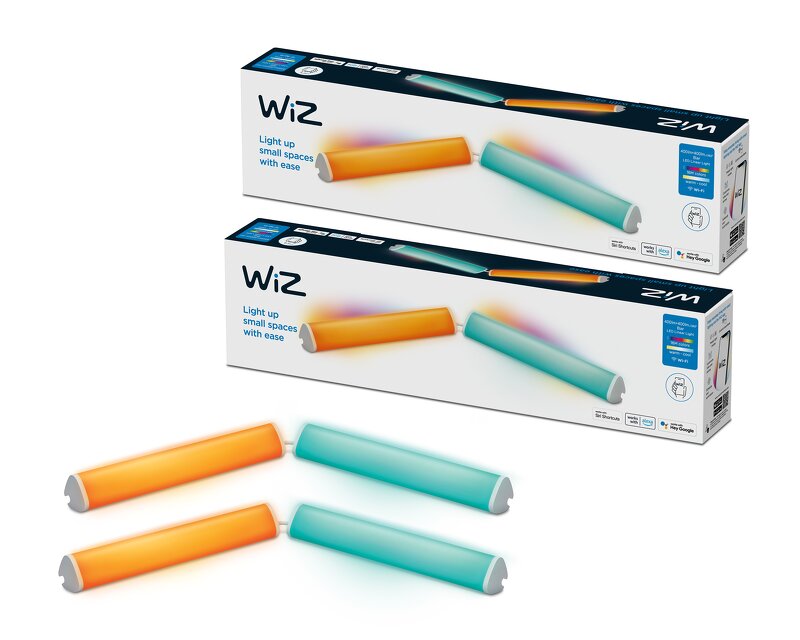 Läs mer om WiZ Wi-Fi RGB Bar Linear Light Dual - 2 pack
