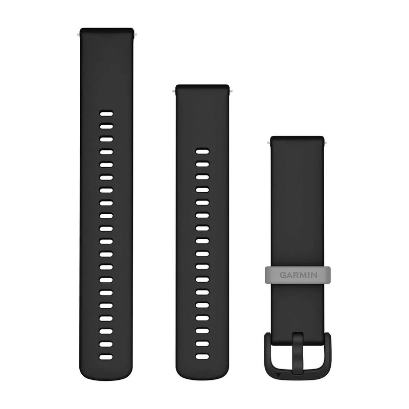 Garmin Venu 3S Silikonband (18mm) - Stengrå/Skiffergrå