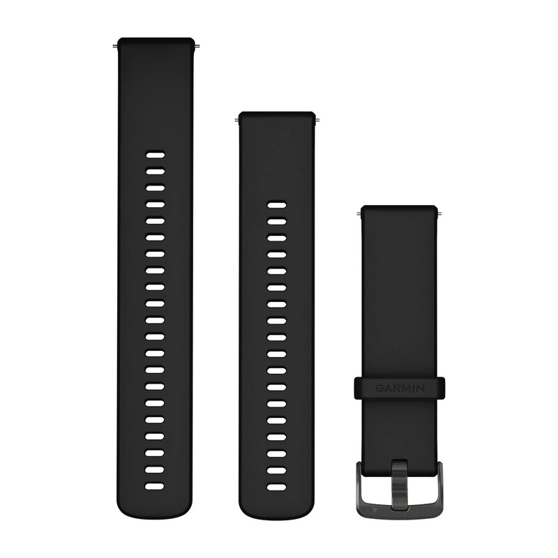 Läs mer om Garmin Venu 3 Silikonband (22mm) - Svart/Skiffergrå