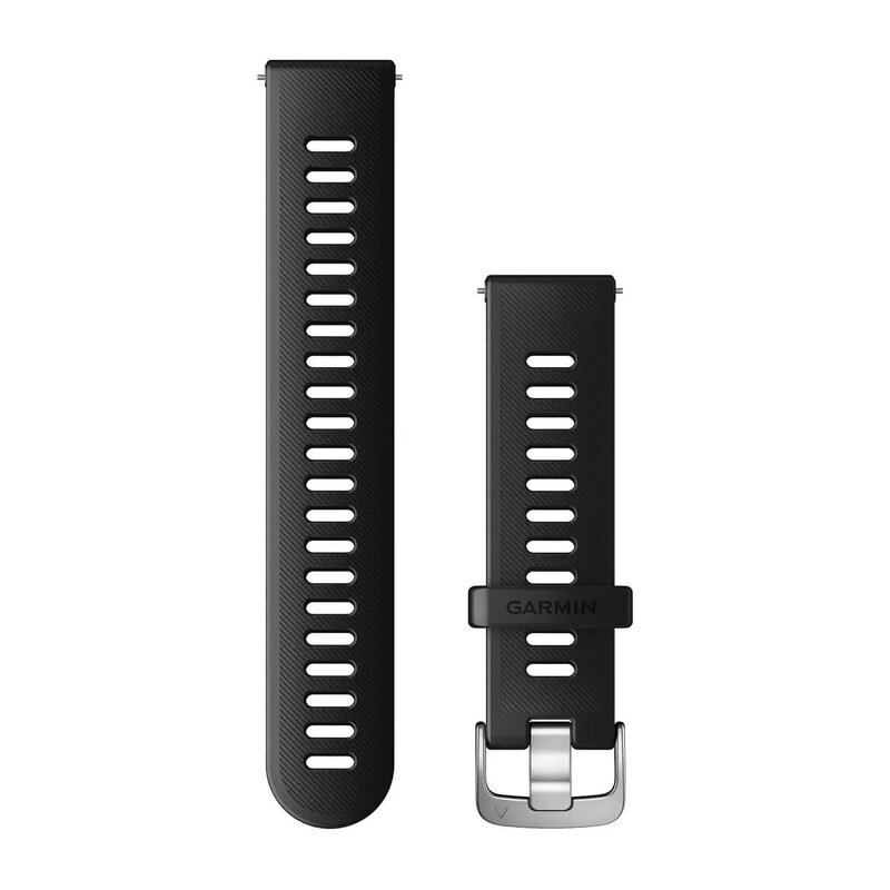 Garmin Forerunner 55 Silikonband (20mm) – Svart