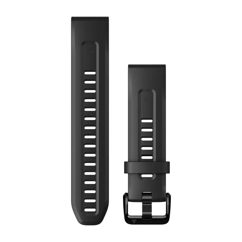 Garmin fenix 7S QuickFit Silikonband (20mm) – Svart