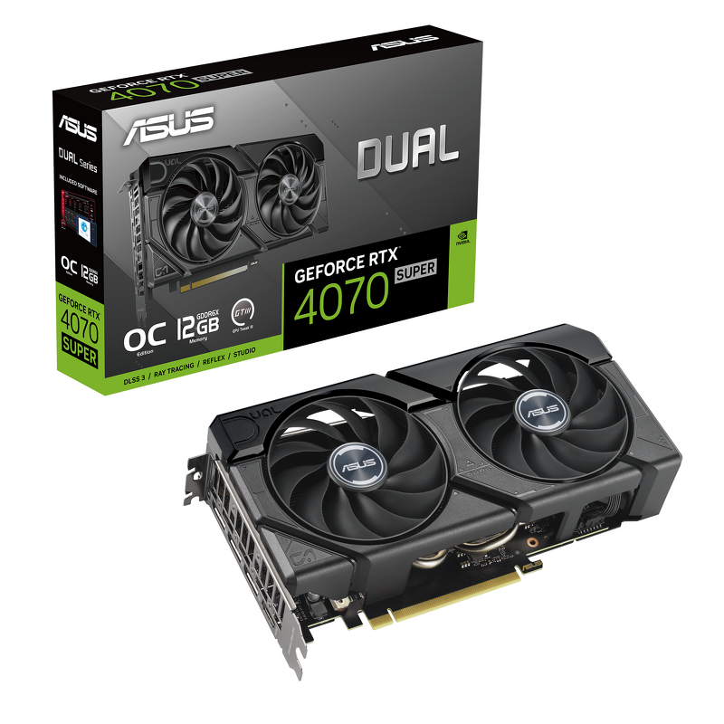 Product Image for ASUS Dual GeForce RTX 4070 Super EVO OC 12GB