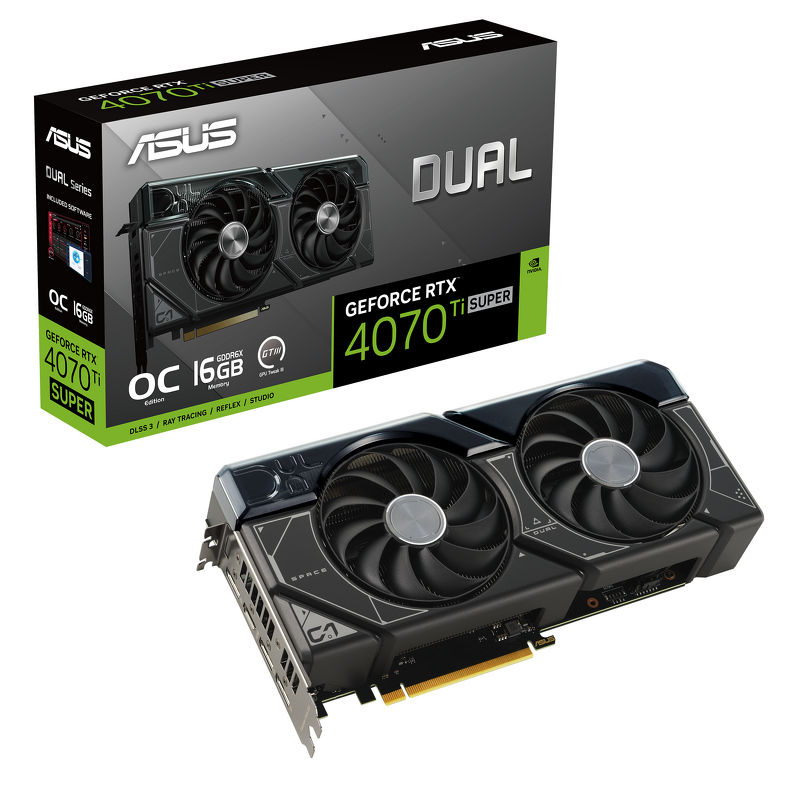 Product Image for ASUS Dual GeForce RTX 4070 Ti Super OC 16GB