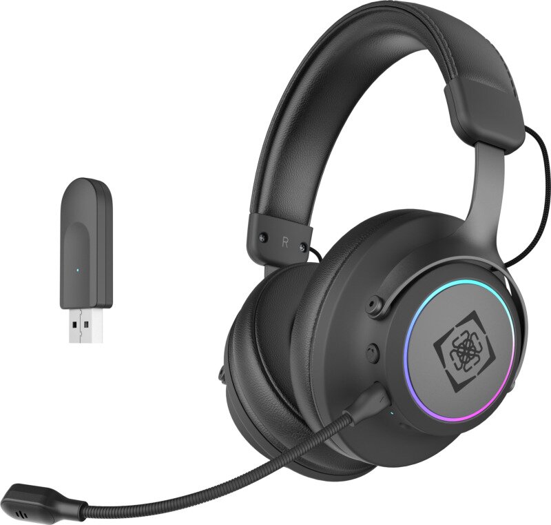 Läs mer om Deltaco Gaming DH440 Trådlös Headset / 7.1 Surround - Svart