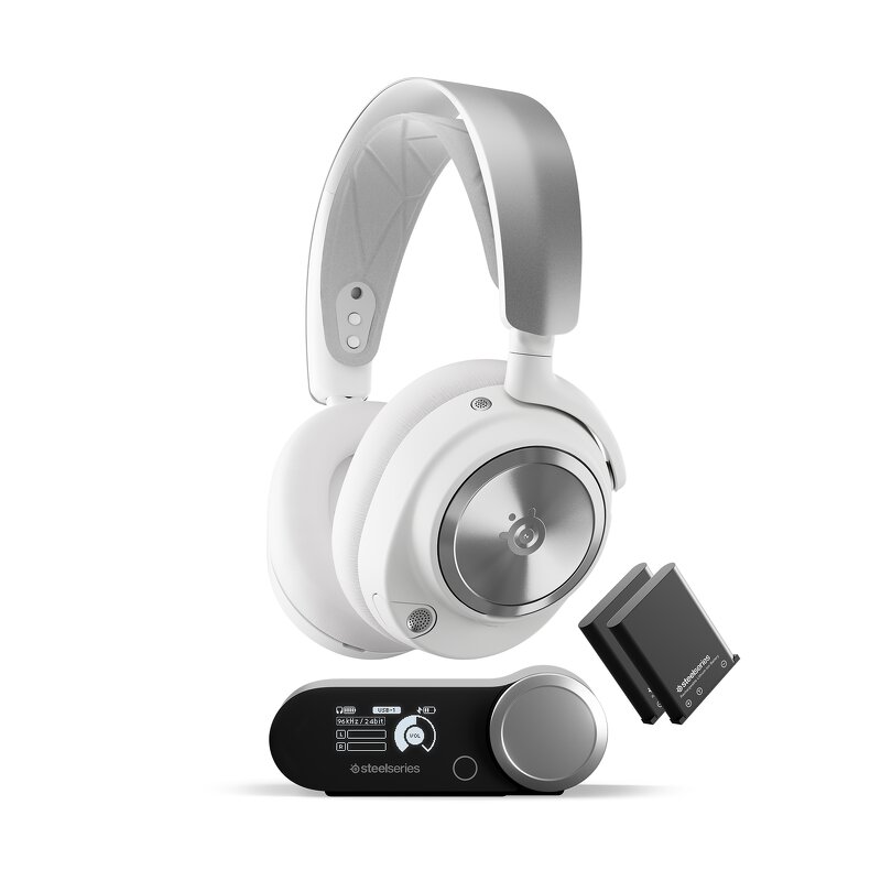 SteelSeries Arctis Nova Pro Wireless – Vit (PS5)