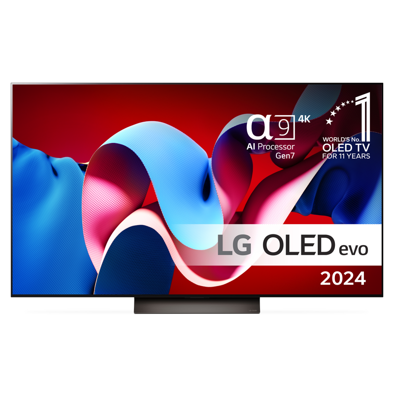 Product Image for LG 55" OLED55C44LA / 4K / OLED evo / 144 Hz / webOS 24
