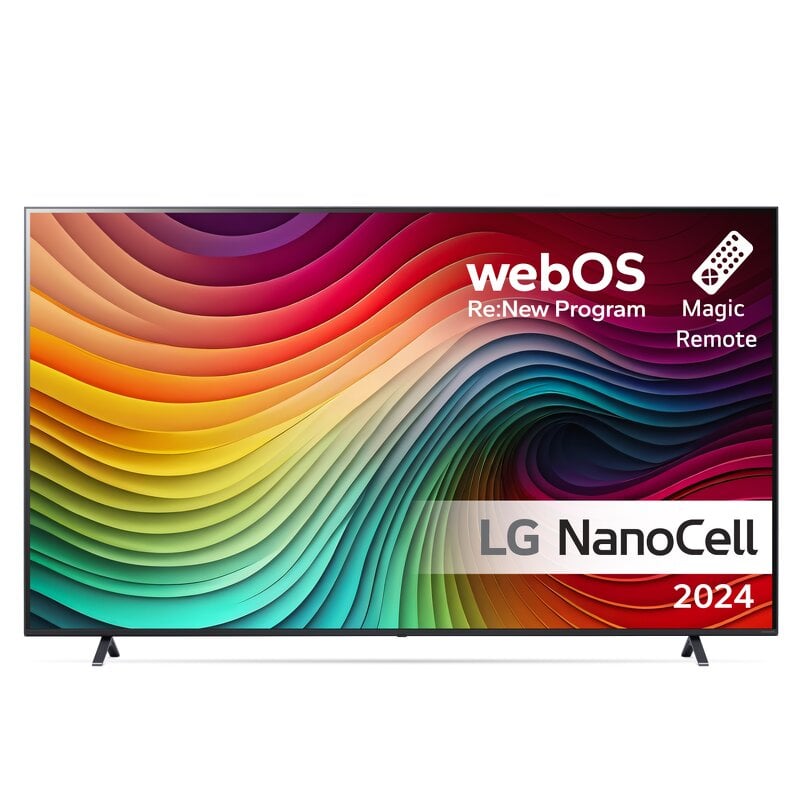 LG 86″ 86NANO81T6A / 4K / NanoCell / 120 Hz / webOS 24