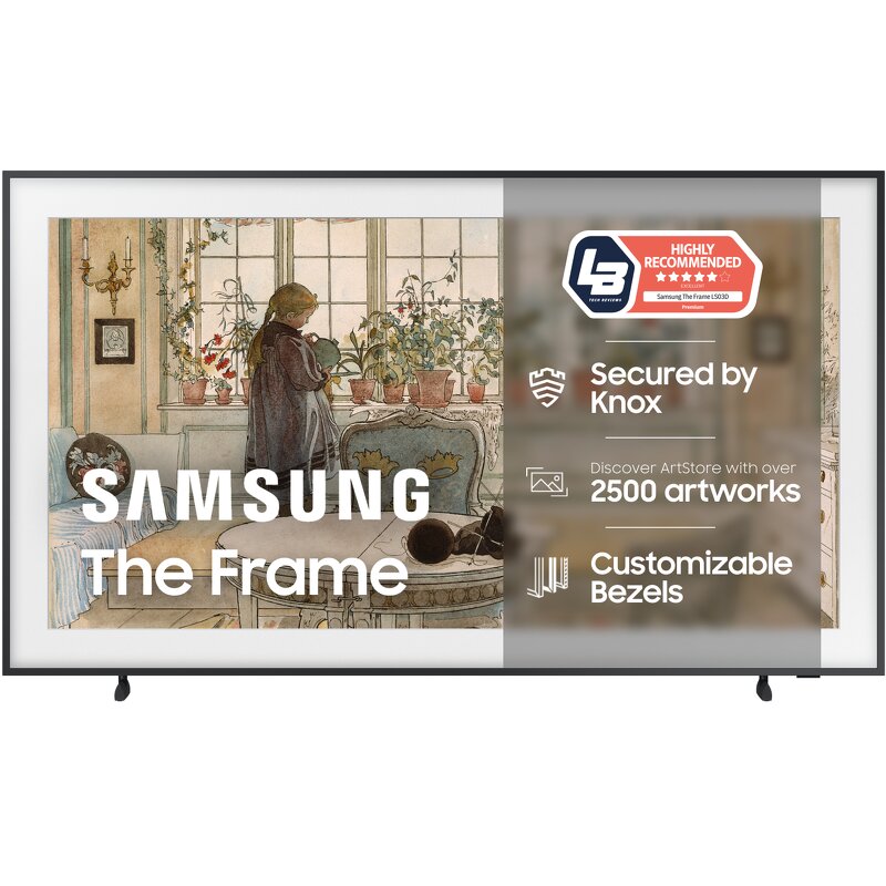 Samsung 85″ The Frame TQ85LS03DAUXXC / 4K / QLED / 100 Hz