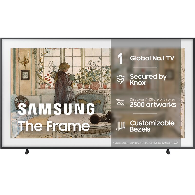 Bästa pris Samsung 32" The Frame TQ32LS03CBUXXC ..., prisjämförelse för Samsung 32" The Frame TQ32LS03CBUXXC ....  Produkten relaterar till kategorierna Elektronik, Video, TV-apparater