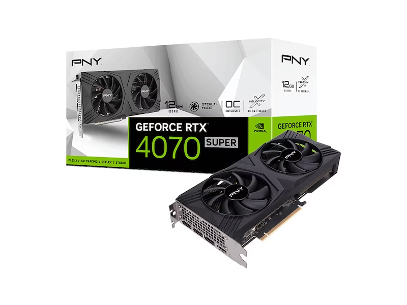 Product Image for PNY GeForce RTX 4070 SUPER VERTO DUAL 12GB