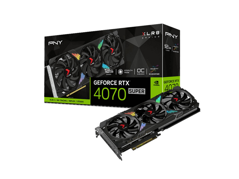 Product Image for PNY GeForce RTX 4070 SUPER XLR8 VERTO OC 12GB