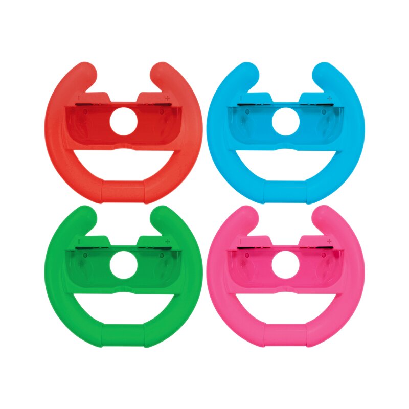 Oniverse Switch Racing Wheel Controller Holders – 4 pack – Blue/Red/Green/Pink