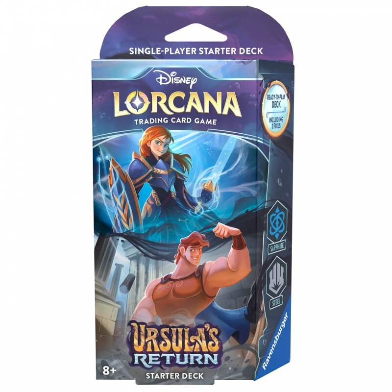Lorcana Ursula’s Return Starter Deck Sapphire & Steel
