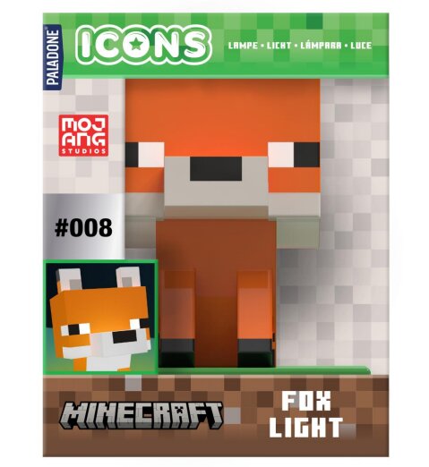 Läs mer om Minecraft Fox Icon Light
