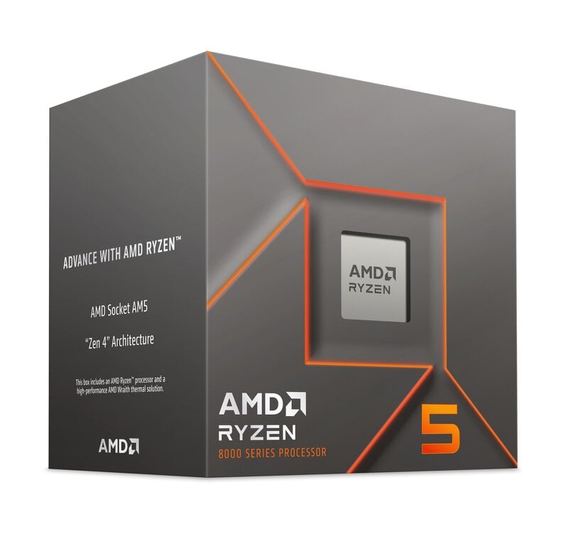 AMD Ryzen 5 8400F / 6 Cores / 12 Threads / 4.2Ghz