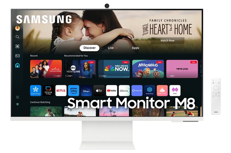 Samsung Smart Monitor M8 LS32DM801UUXEN / 32″ / VA / 3840 x 2160 / 60 Hz / 4ms / HDMI,USB-C
