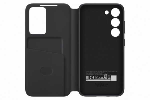 Läs mer om Samsung Galaxy S23 Smart View Wallet Case - Black (Fyndvara - Klass 1)