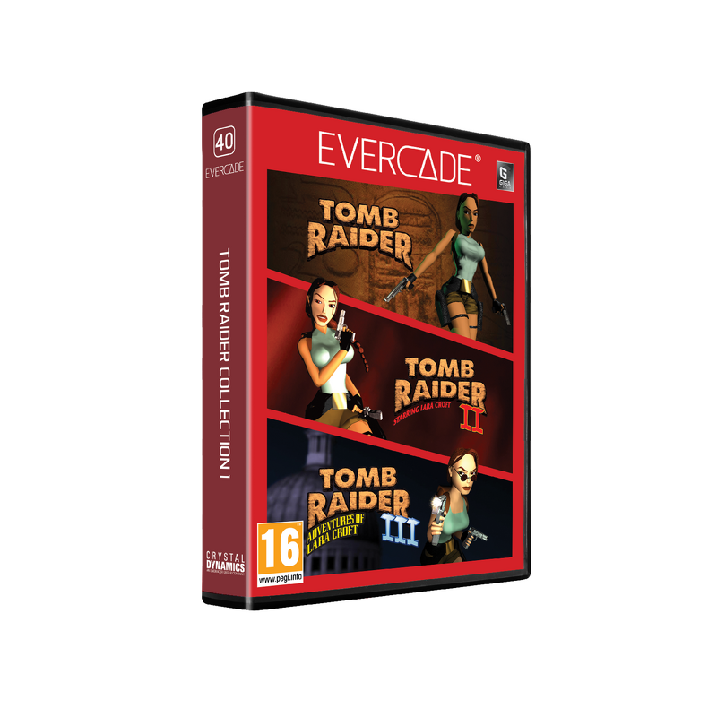 Product Image for Blaze Evercade Tomb Raider Giga Cart Col 1