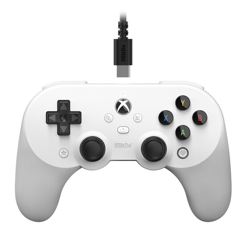 Läs mer om 8BitDo Pro 2 Wired Controller for Xbox - White