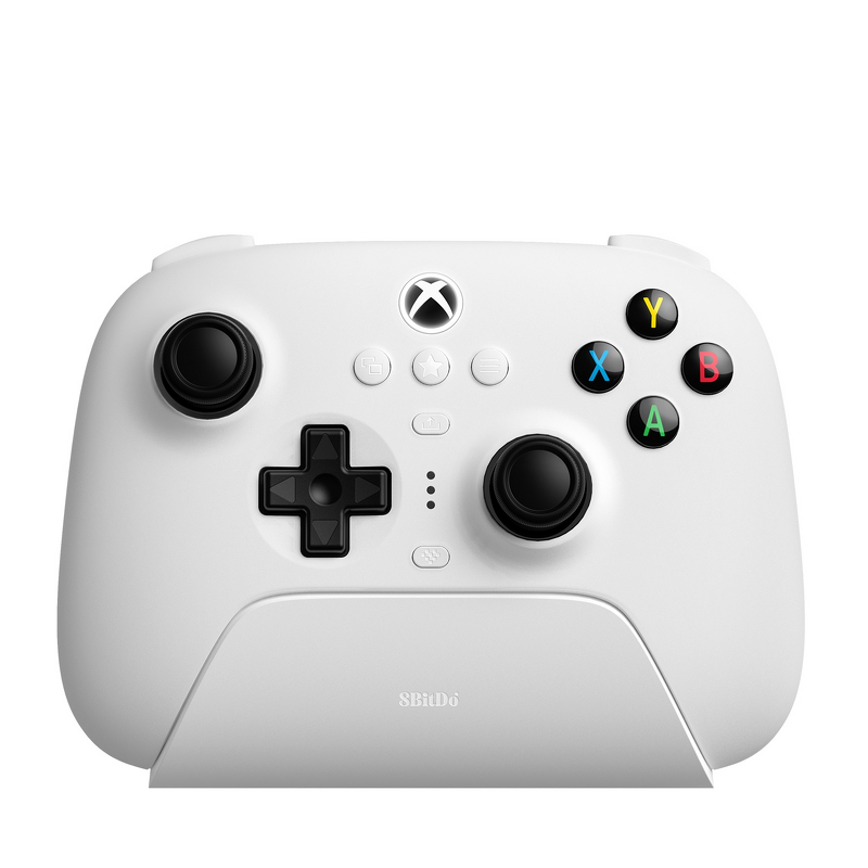 Product Image for 8BitDo Ultimate 3-mode Controller for Xbox(cable) and PC/Phone(Wireless) - White