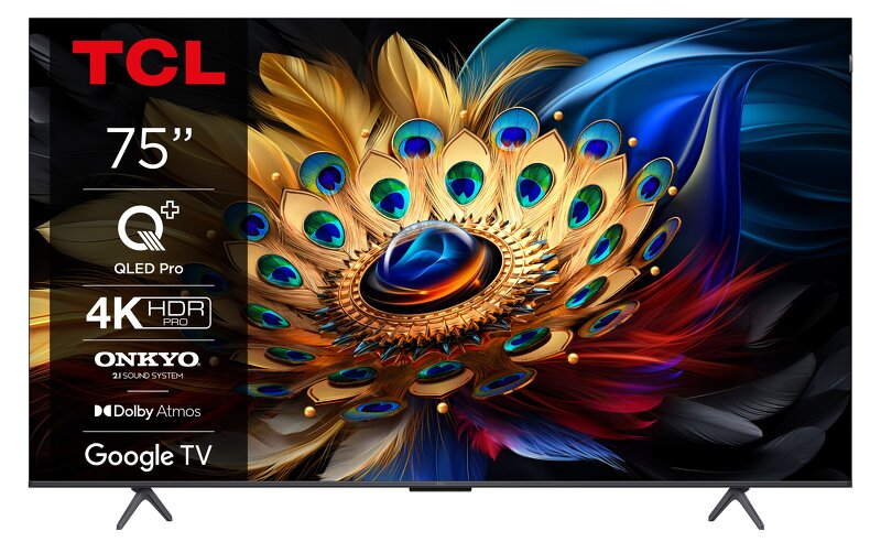 TCL 75C61B 75” QLED PRO Smart TV / 4K Ultra HD / Google TV