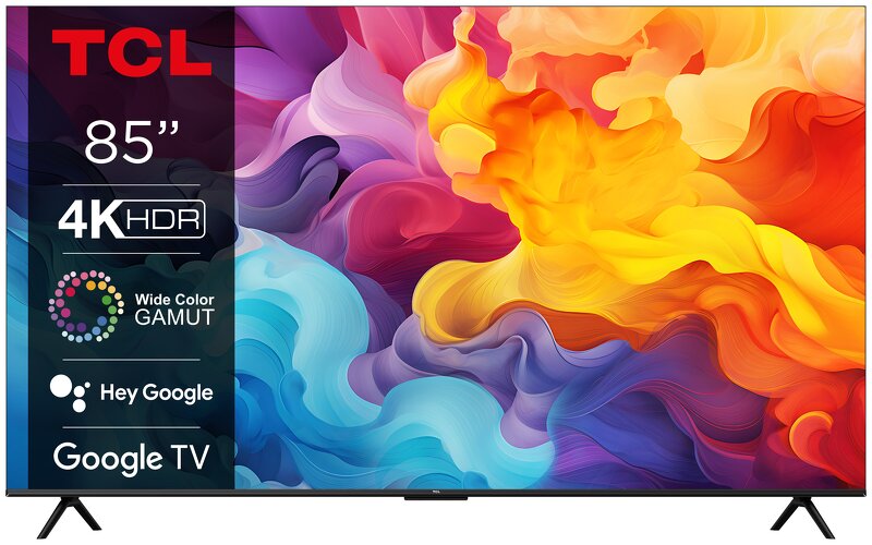 TCL 85V6B 85" 4K HDR Smart TV / 4K Ultra HD / WCG / Google TV